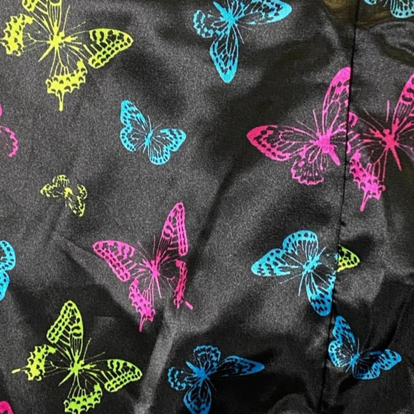 B03-NWT ART CLASS Slip Dress ONLY- Girls Black Butterfly Size L 12-14 - Picture 2 of 3